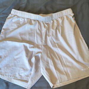 NVGTN Gray Athletic Shorts Lightweight Elastic Waist